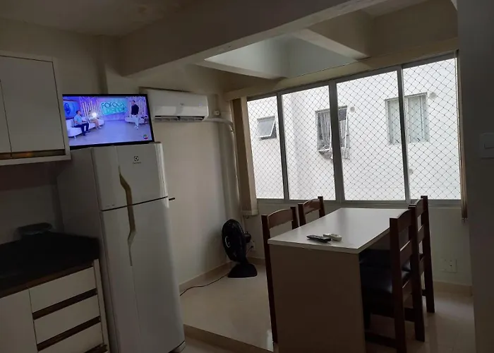 Loft 80 Metros Do Mar Na Praia Central Com Garagem